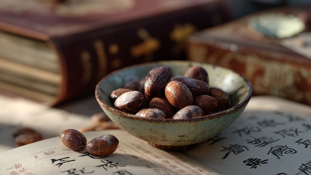 Quelles sont les propriétés et la nature du Rou Dou Kou en pharmacopée chinoise